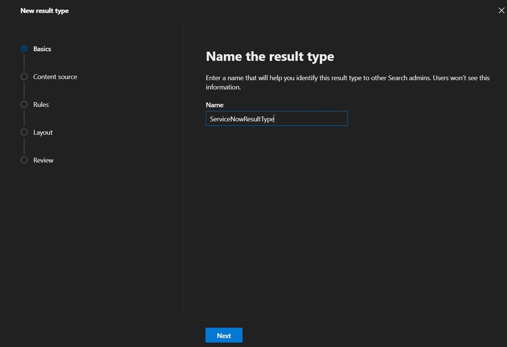 Microsoft Search with Service Now Graph Connector